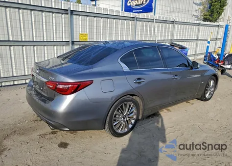 2018 Infiniti Q50 Luxe z USA, uszkodzony, nr VIN JN1EV7AP3JM352854